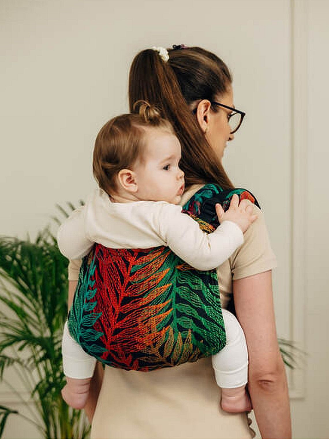Lenny Buckle Onbuhimo PRO, Toddler, jacquard, (100% medvilnė) - RAINFOREST - DIVERSE