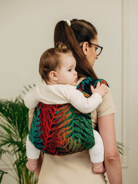 Lenny Buckle Onbuhimo PRO, Toddler, jacquard, (100% cotton) - RAINFOREST - DIVERSE