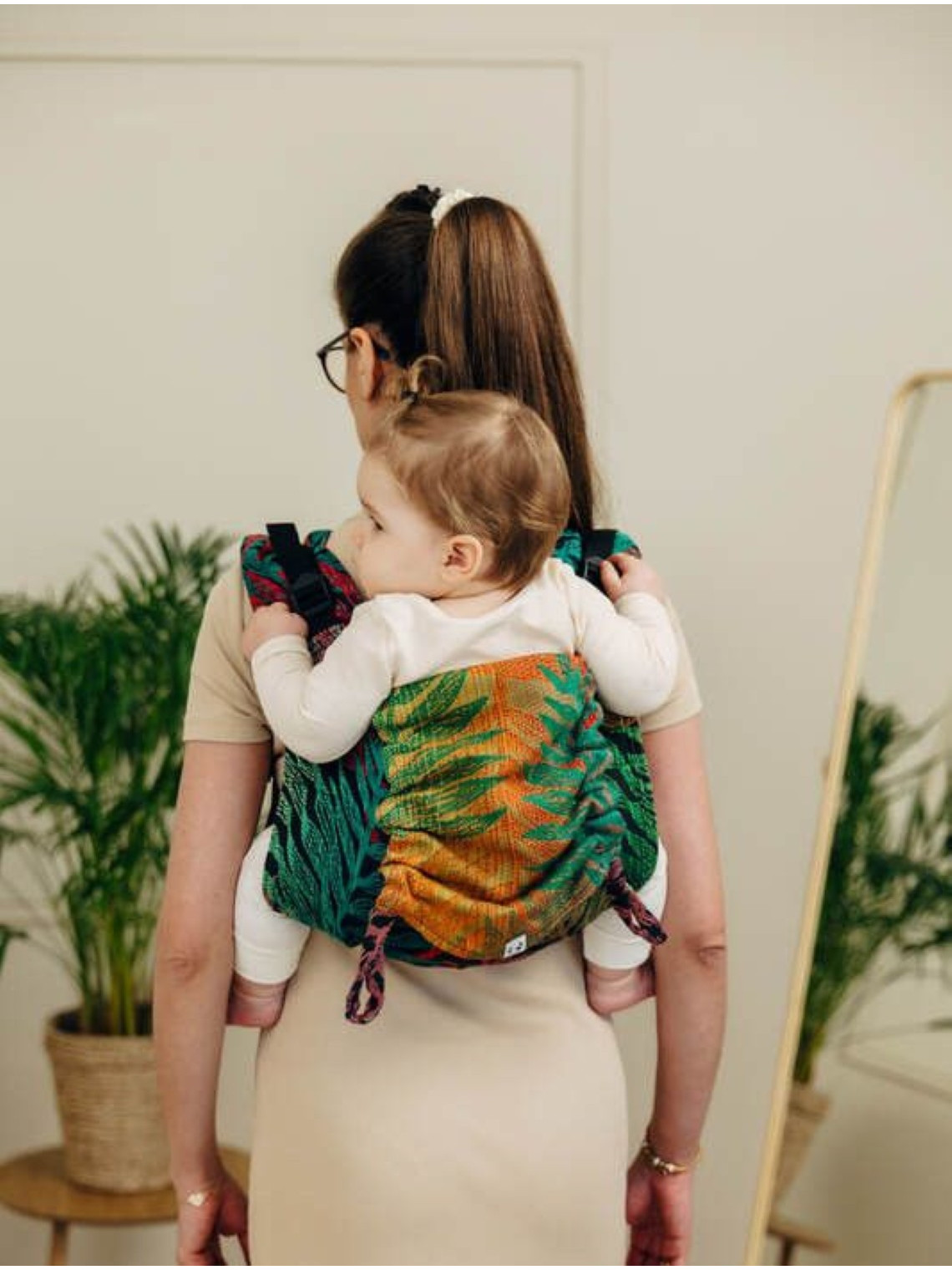 Lenny Buckle Onbuhimo PRO, Toddler, jacquard, (100% cotton) - RAINFOREST - DIVERSE