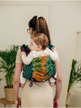 Lenny Buckle Onbuhimo PRO, Toddler, jacquard, (100% medvilnė) - RAINFOREST - DIVERSE