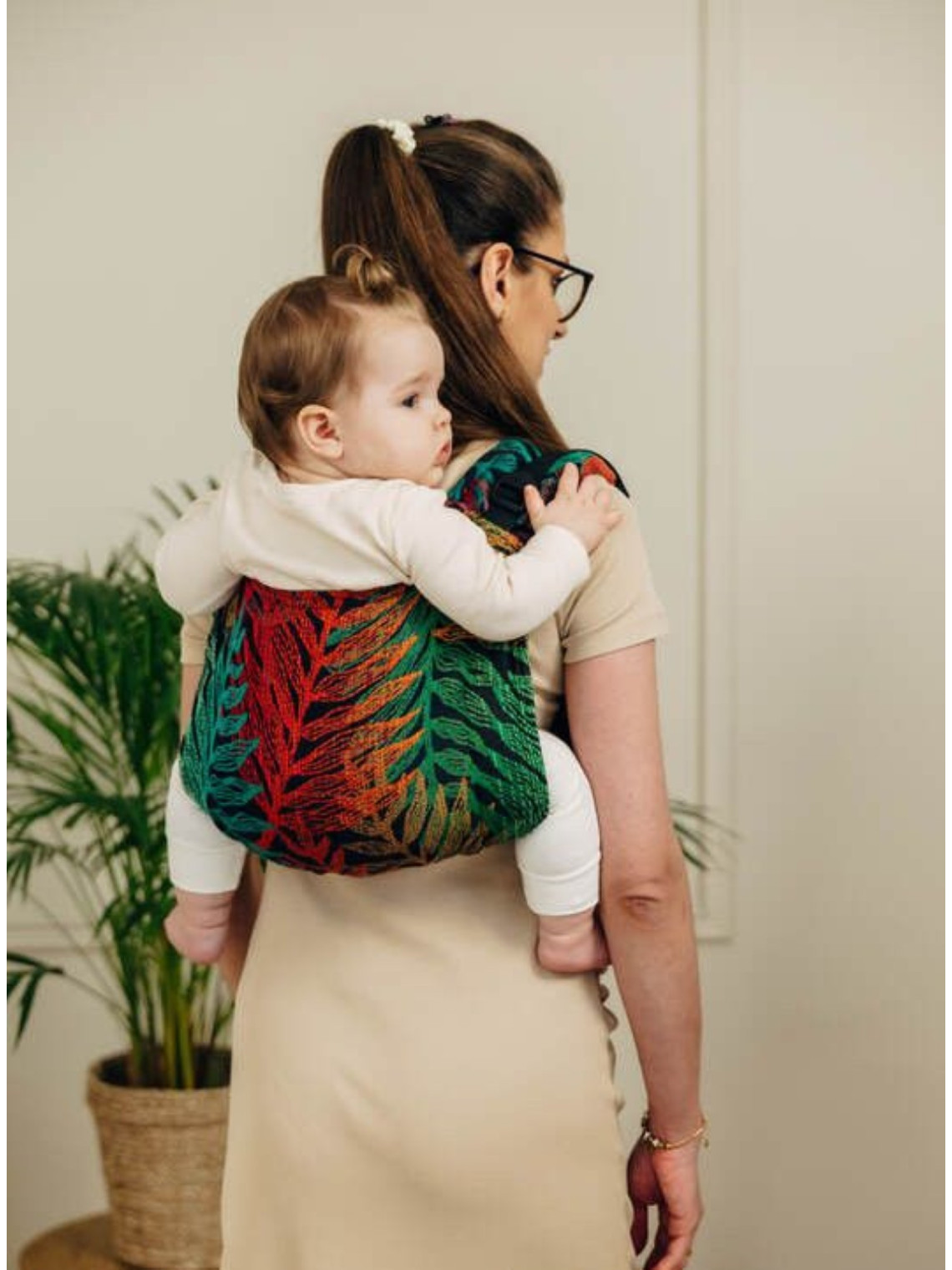 Lenny Buckle Onbuhimo PRO, Toddler, jacquard, (100% cotton) - RAINFOREST - DIVERSE