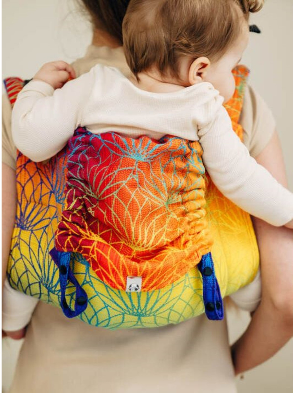 Lenny Buckle Onbuhimo PRO, Toddler, jacquard, (100% cotton) - RAINBOW LOTUS