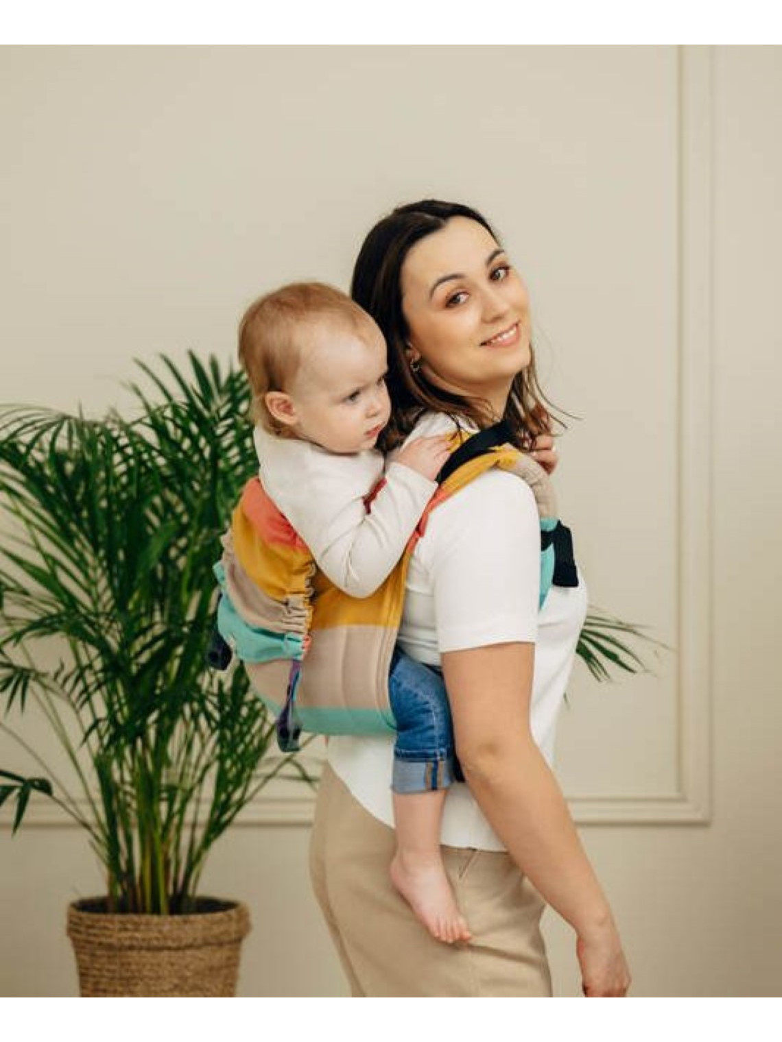 Lenny Buckle Onbuhimo PRO, Toddler, broken-twill, (100% cotton) - PASTELS