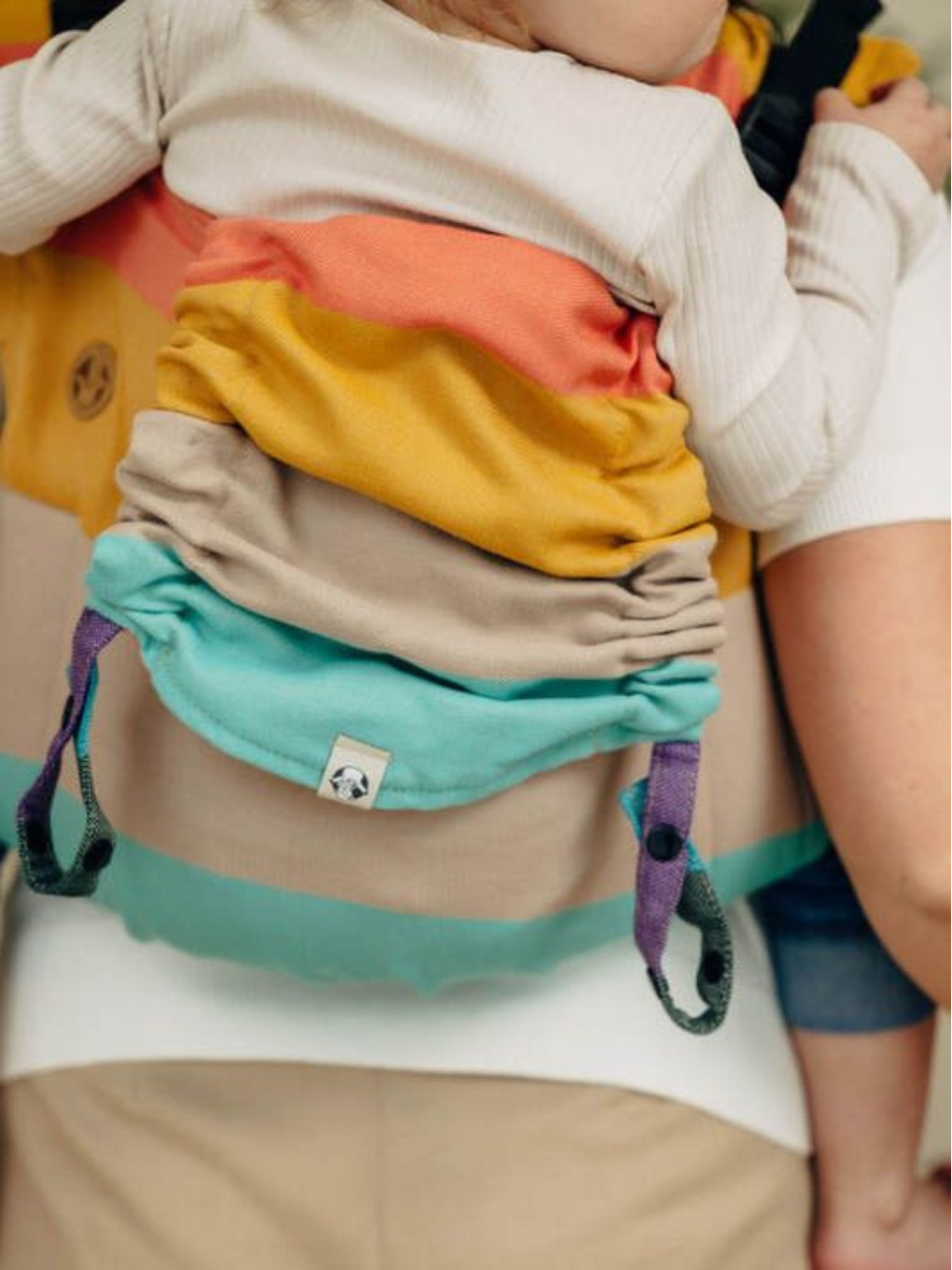 Lenny Buckle Onbuhimo PRO, Toddler, broken-twill, (100% cotton) - PASTELS