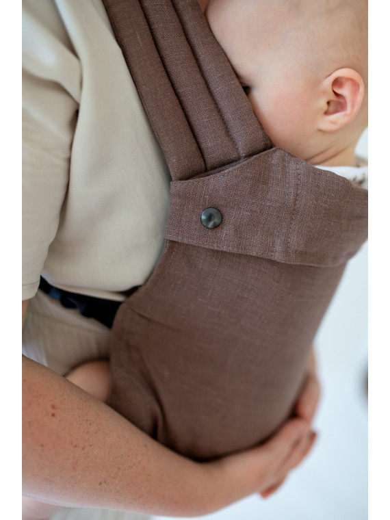 QUSY MINI 2.0 – ypač lengva reguliuojama kūdikių nešioklė