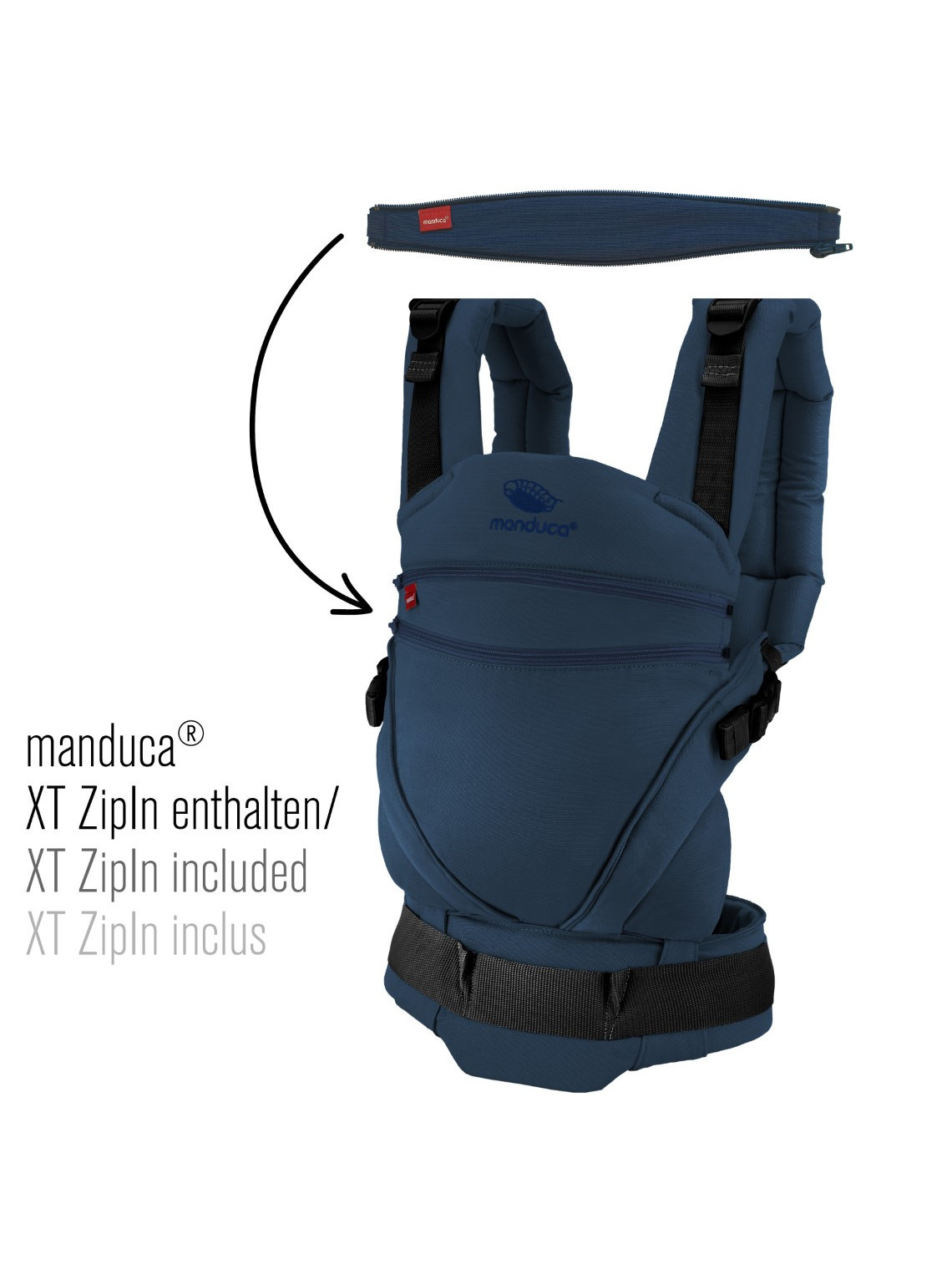 Manduca XT – auganti nešioklė nuo 3,5 iki 20 kg