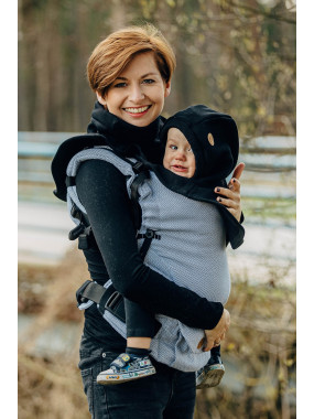 Apykaklė Double Turtleneck (bliuzono audinys), Black