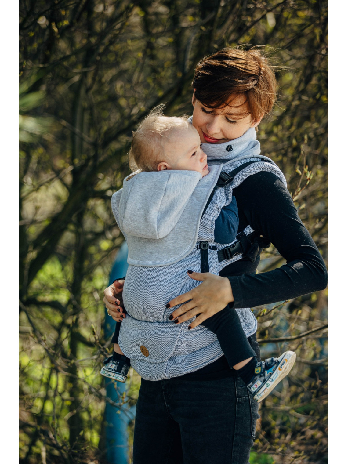 Apykaklė Double Turtleneck (bliuzono audinys), Grey Melange