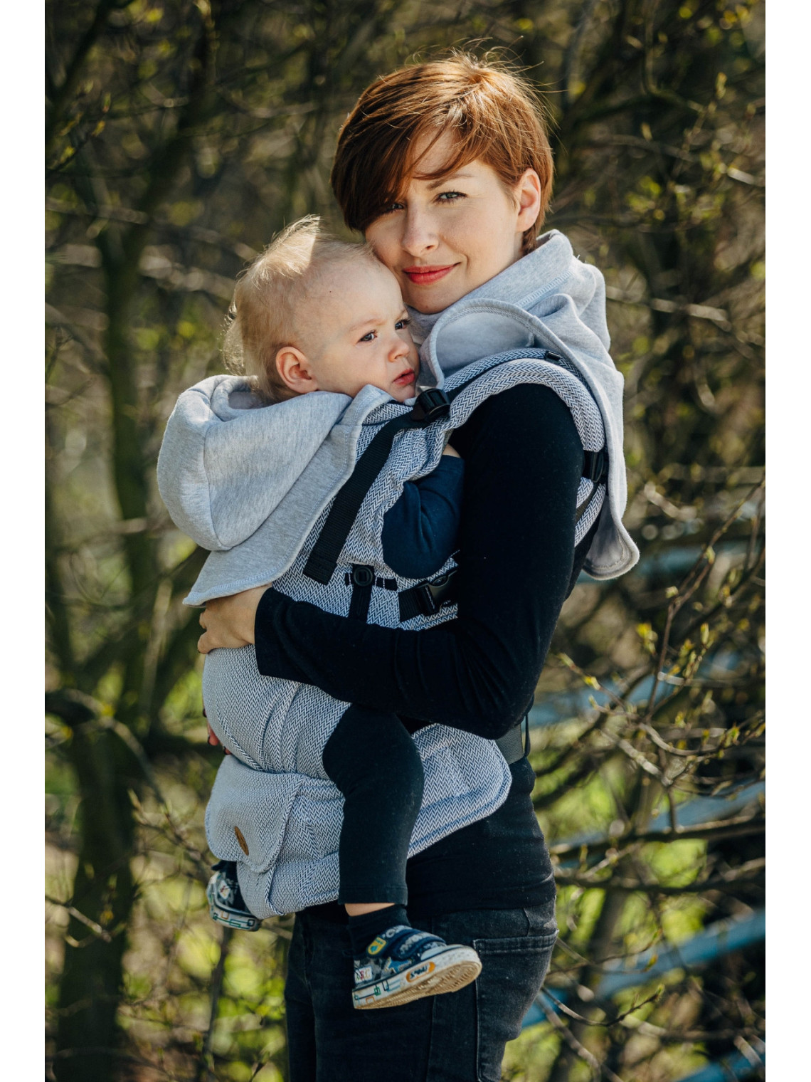 Apykaklė Double Turtleneck (bliuzono audinys), Grey Melange