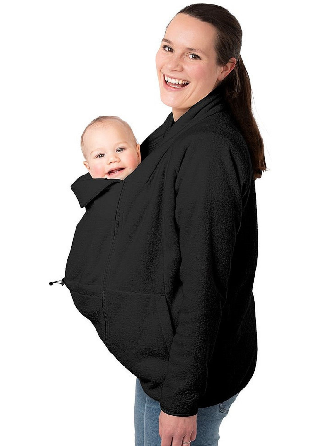 Megztinis Mamalila Fleece Basel, Black