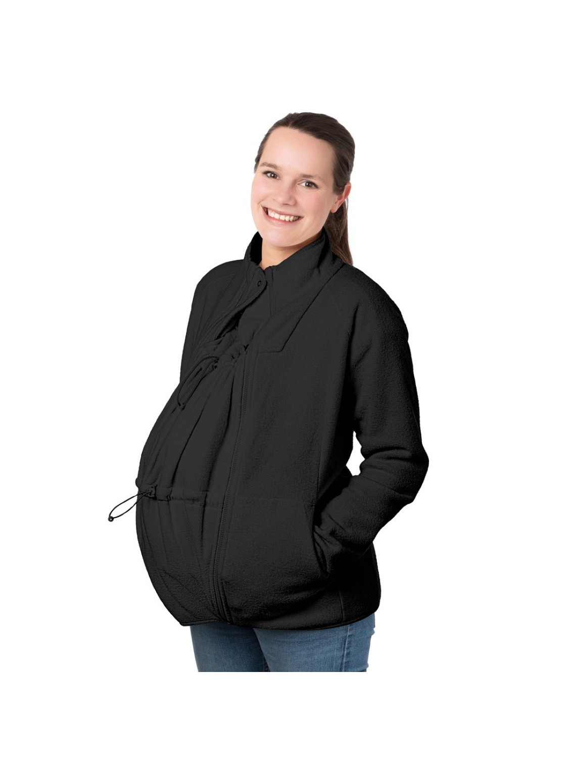 Megztinis Mamalila Fleece Basel, Black