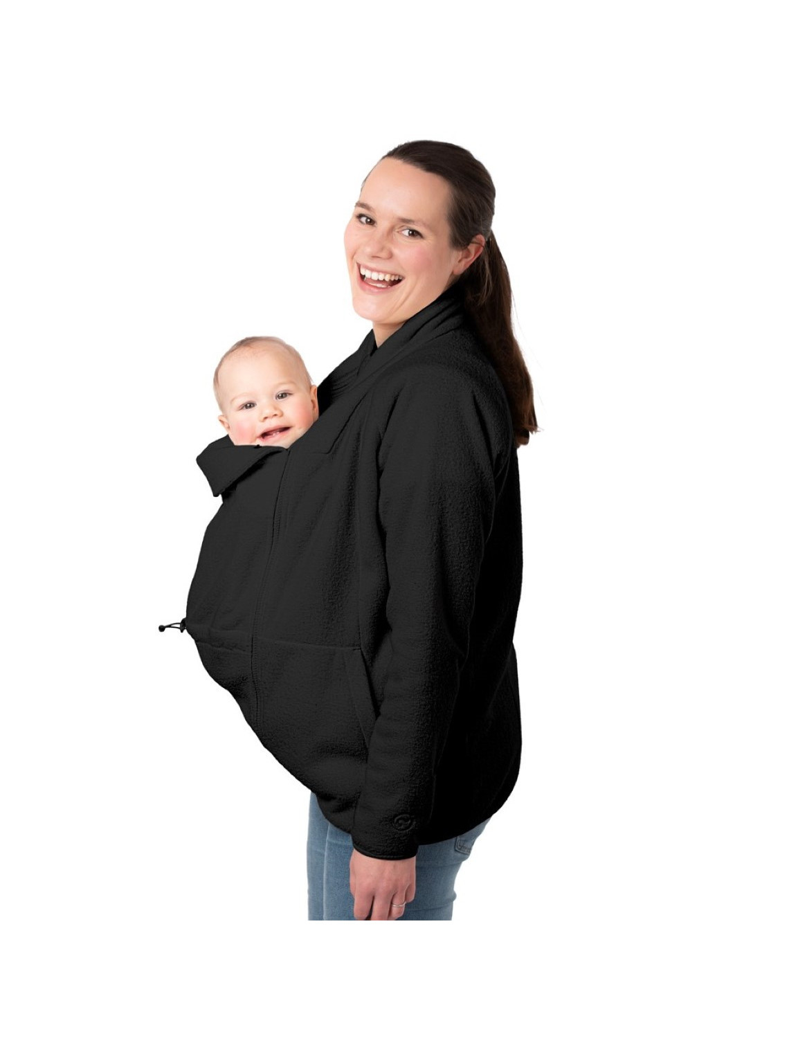 Megztinis Mamalila Fleece Basel, Black