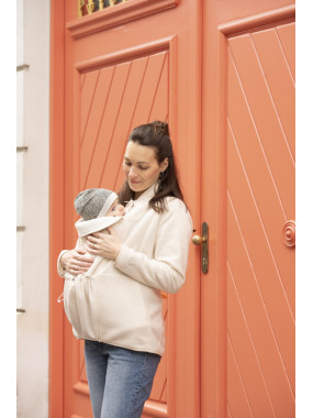 Megztinis Mamalila Fleece Basel, Off White