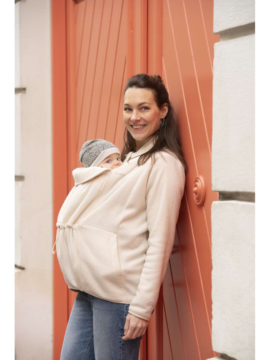 Megztinis Mamalila Fleece Basel, Off White