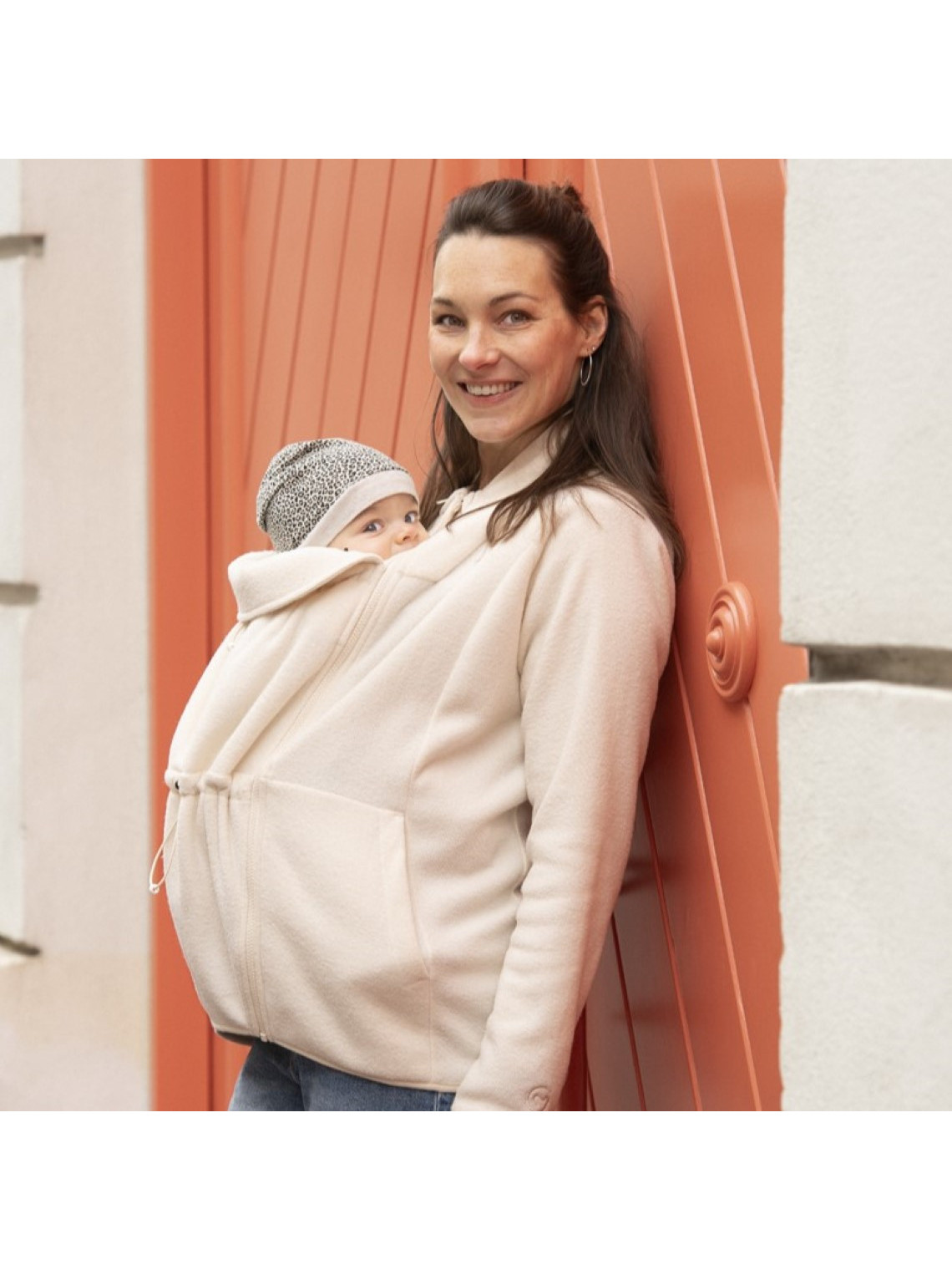 Megztinis Mamalila Fleece Basel, Off White