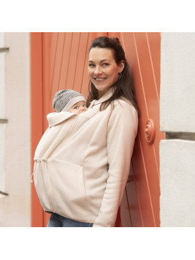 Megztinis Mamalila Fleece Basel, Off White