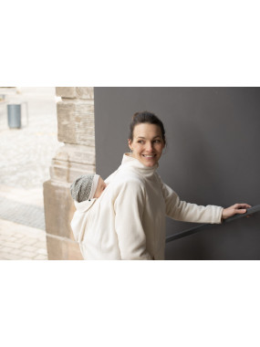 Megztinis Mamalila Fleece Basel, Off White
