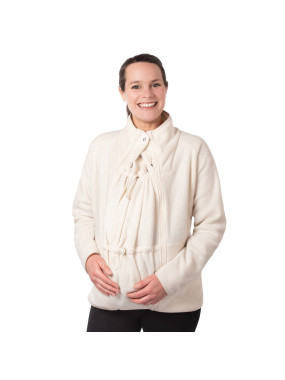 Megztinis Mamalila Fleece Basel, Off White