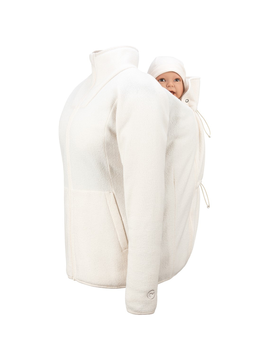 Megztinis Mamalila Fleece Basel, Off White
