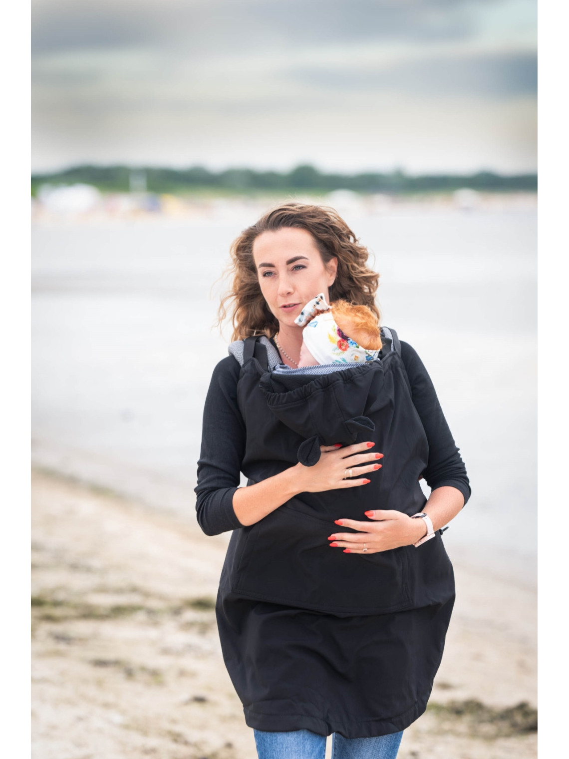 Softshell apsauga nešioklei, Black