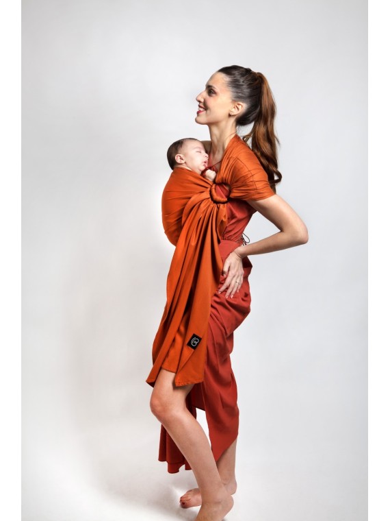 LOVE RADIUS No Knot Woven Wrap, Fauve