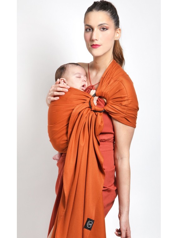 LOVE RADIUS No Knot Woven Wrap, Fauve