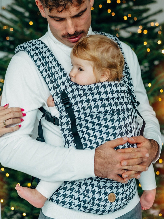 LennyLight (jacquard, 44% cotton, 32% silk, 24% bamboo viscose), PATA DE GALLO - PIXELS