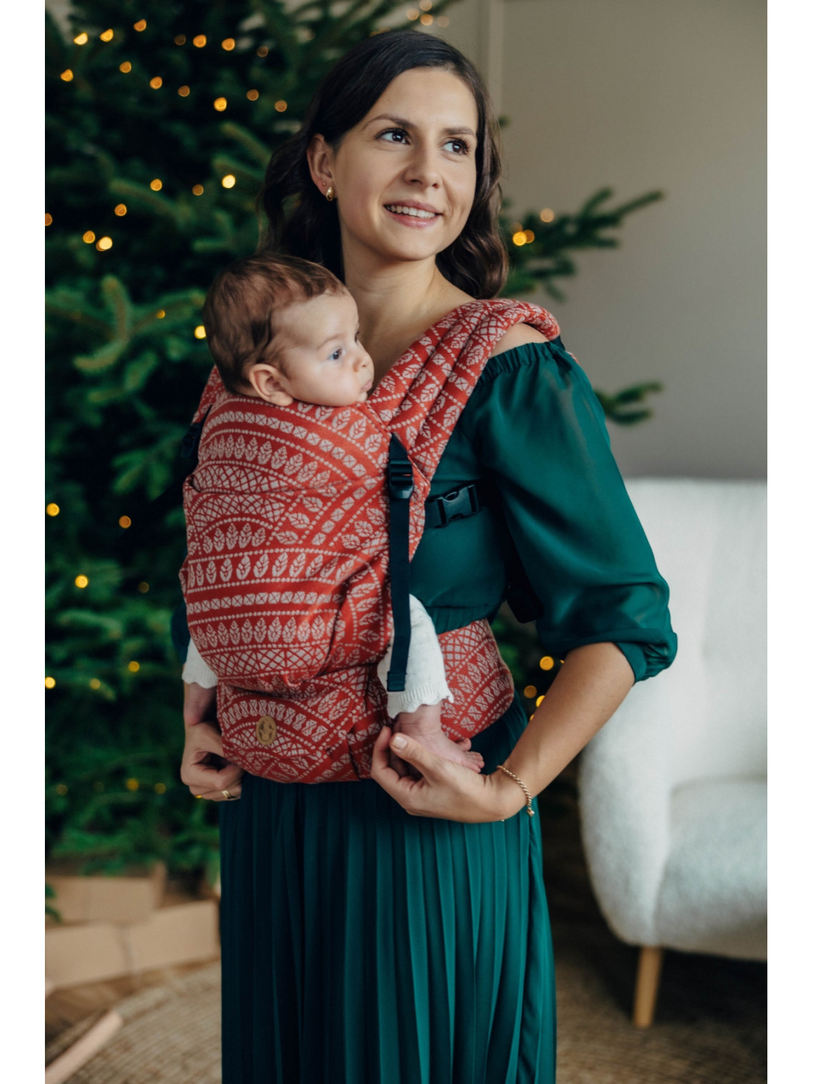 LennyLight (jacquard, 100% cotton), PEACOCK'S TAIL - HOLIDAY