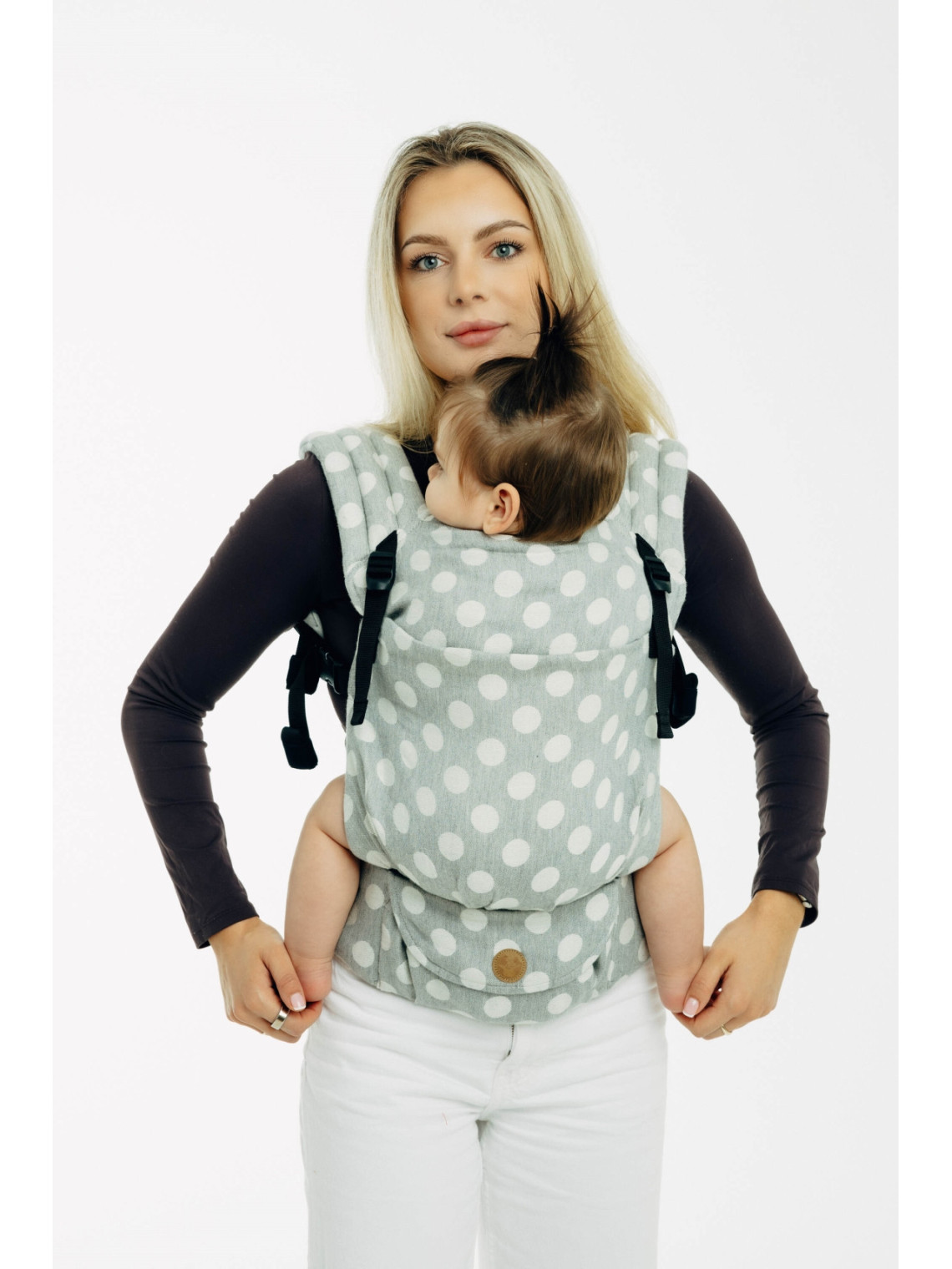 LennyLight (jacquard, 100% cotton), POLKA DOTS - PLOP
