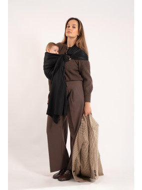 LOVE RADIUS No Knot Woven Wrap, Noir