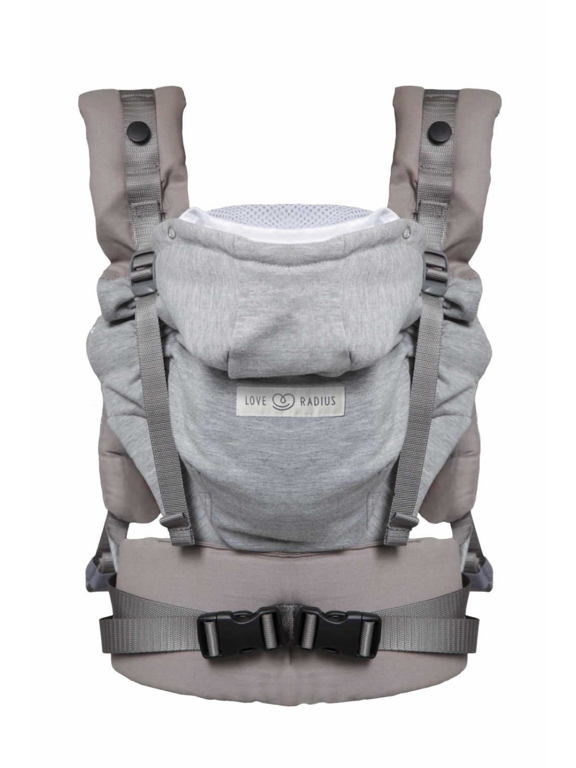 LOVE RADIUS HoodieCarrier 2 – ergonomiška nešioklė nuo gimimo