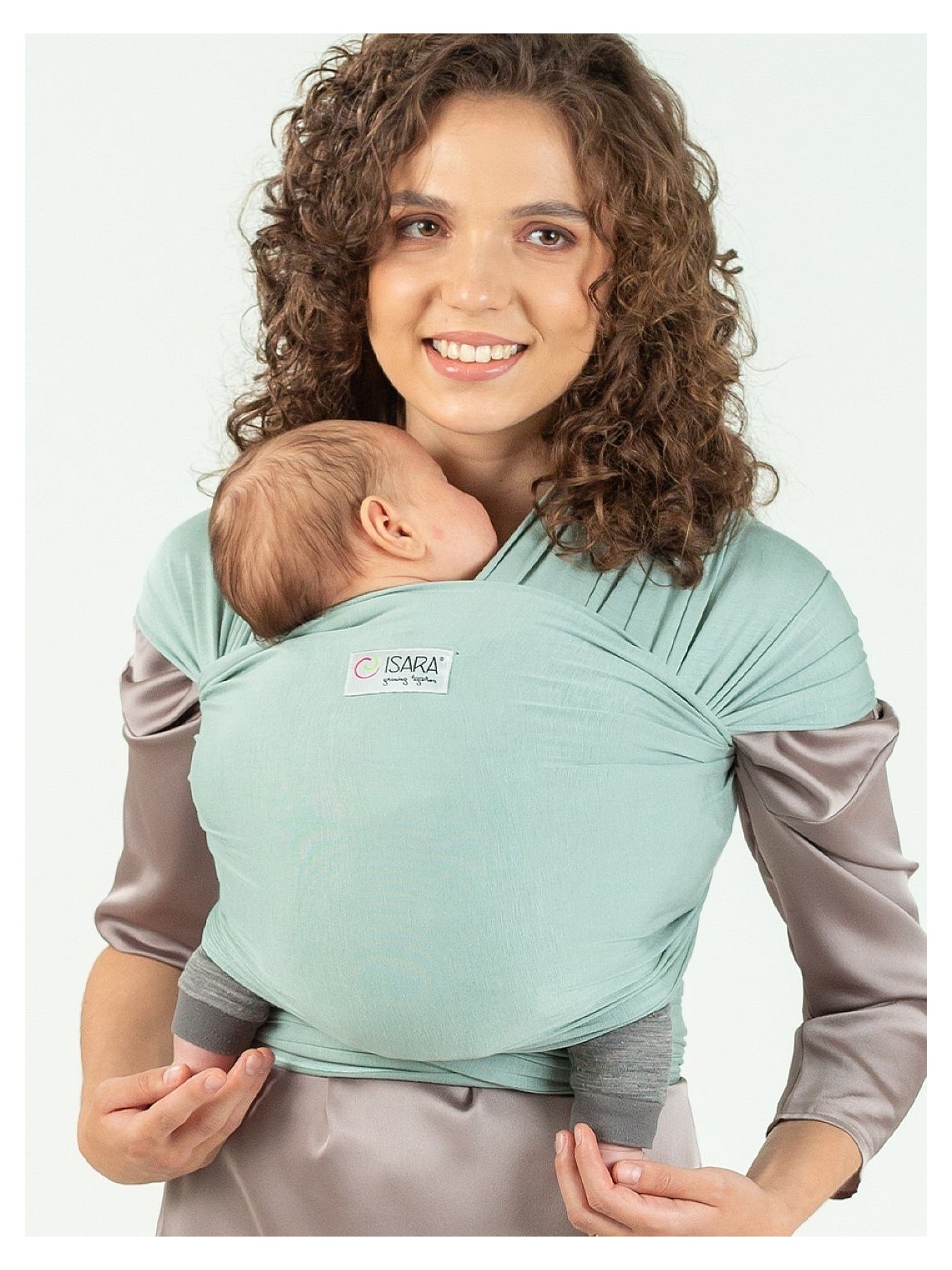ISARA Stretchy Wrap – Soft, Breathable Baby Wrap | Bamboo and Eco-Friendly