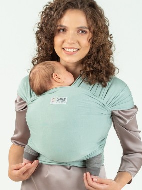 ISARA Stretchy Wrap – Soft, Breathable Baby Wrap | Bamboo and Eco-Friendly