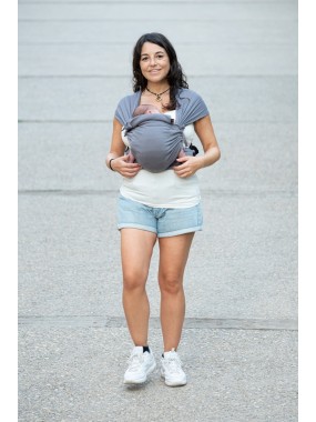 Neko Tiny – newborn baby carrier from 2.5 kg, made of stretchy wrap fabric