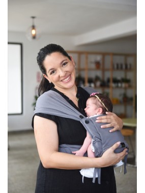 Neko Tiny – newborn baby carrier from 2.5 kg, made of stretchy wrap fabric