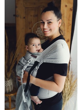 Little Frog Cross Hybrid – ergonomic half buckle baby carrier