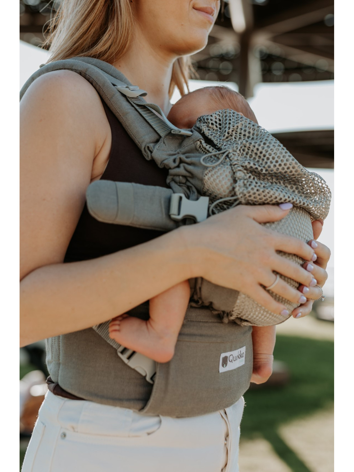 Quokkababy E-Carrier ergonomic baby carrier – maximum adaptability from day one