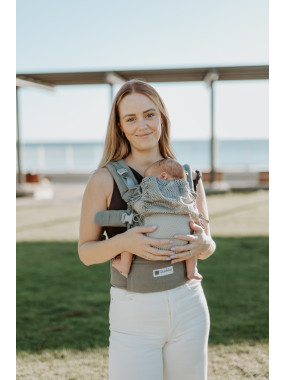 Quokkababy E-Carrier ergonomic baby carrier – maximum adaptability from day one