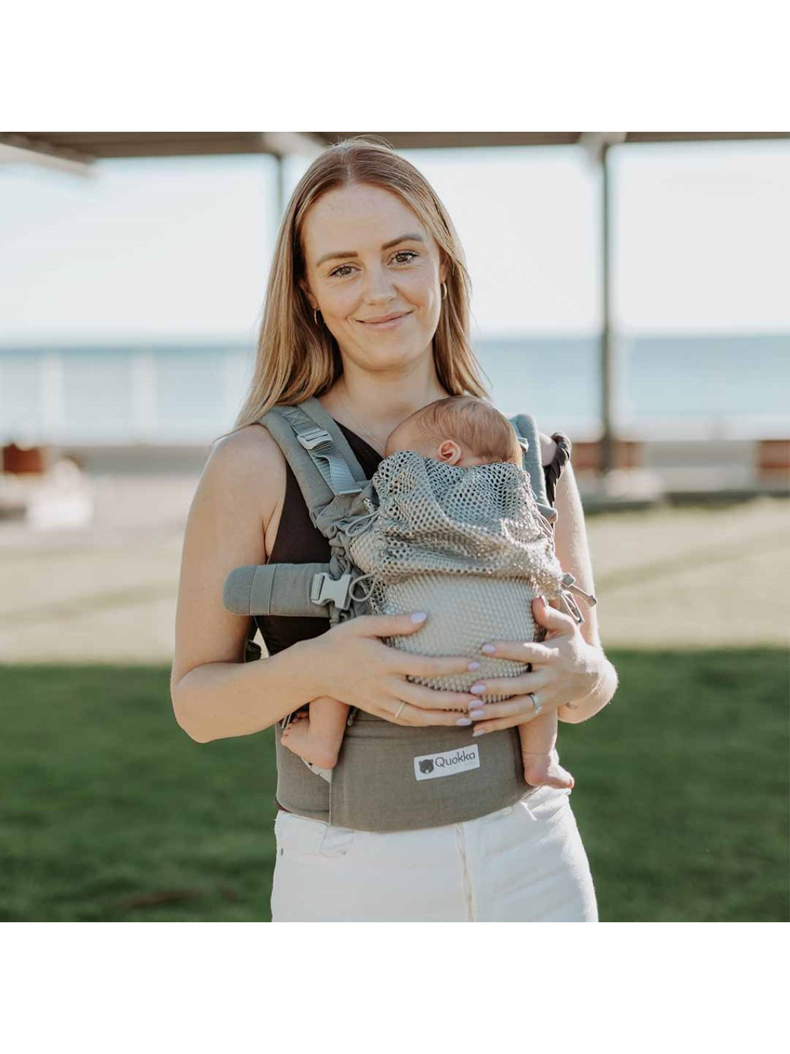 Quokkababy E-Carrier ergonomic baby carrier – maximum adaptability from day one