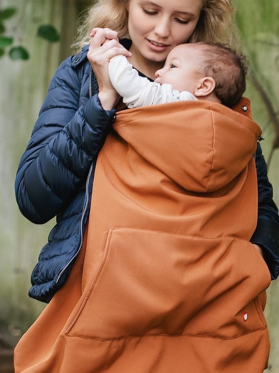 Wombat babywearing Shell Cover, Caramel