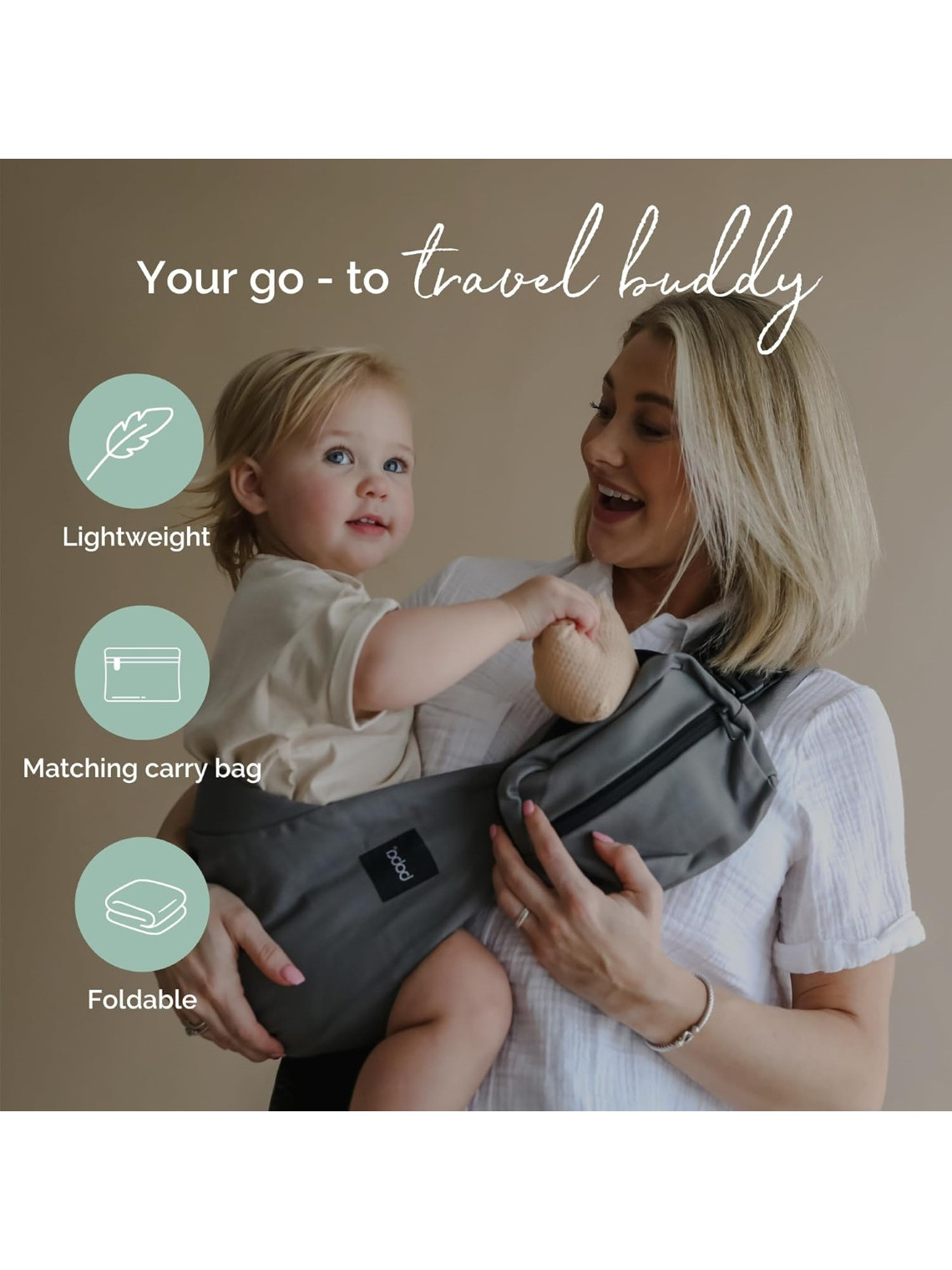Boba Buddy – hip carrier for bigger toddlers