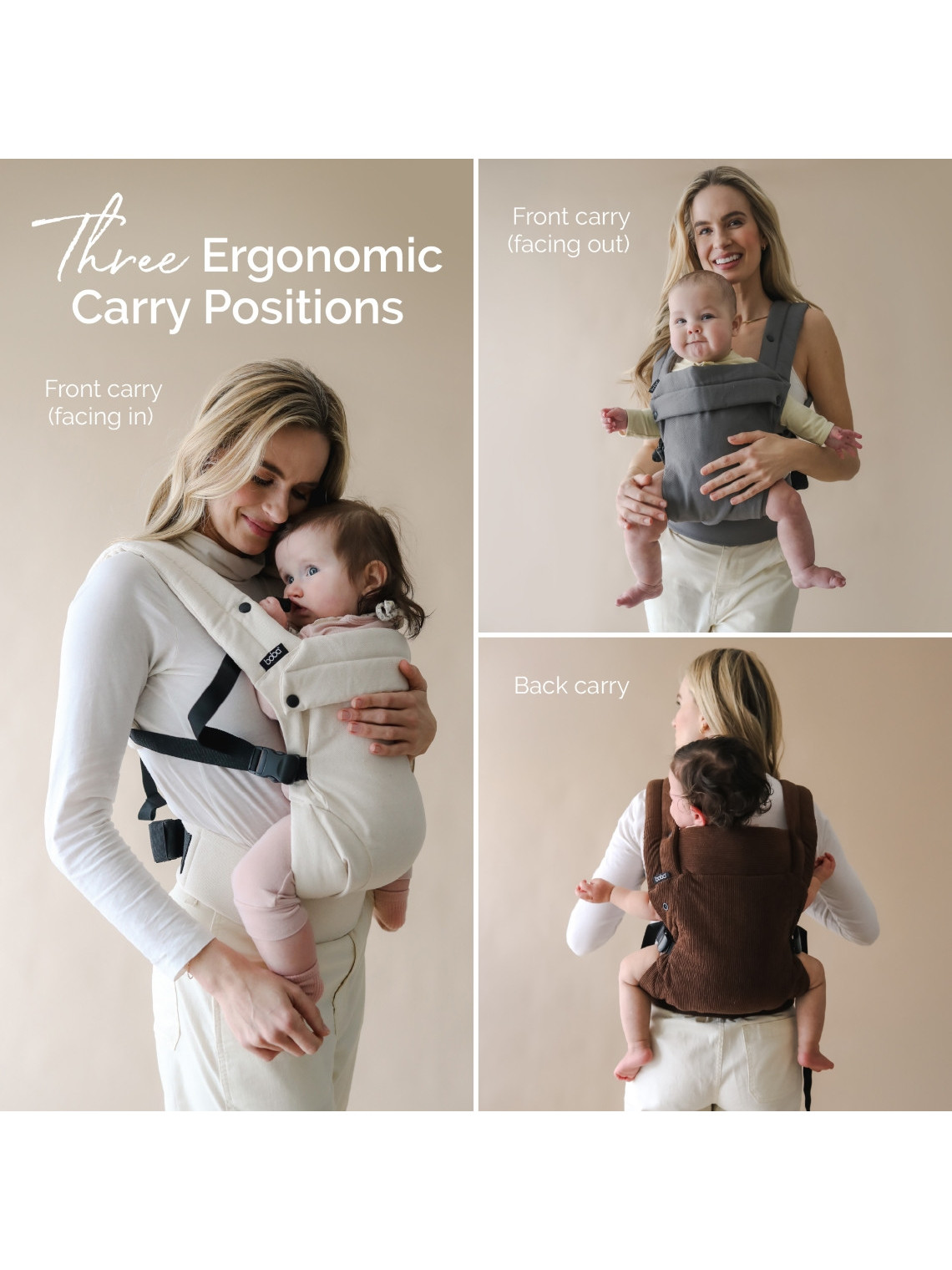 Boba Auri ergonominė nešioklė – nuo kūdikio iki 3 metų