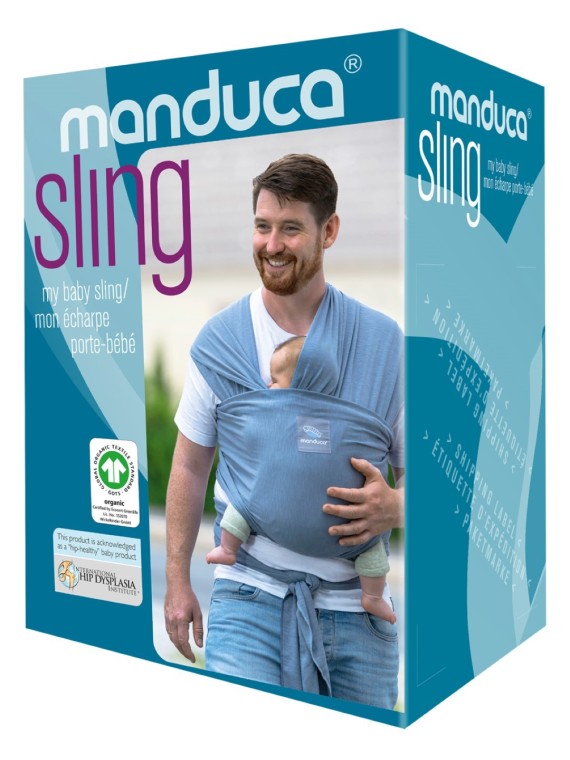 Manduca Sling vaikjuostė – minkšta, organiška ir patogi nuo gimimo