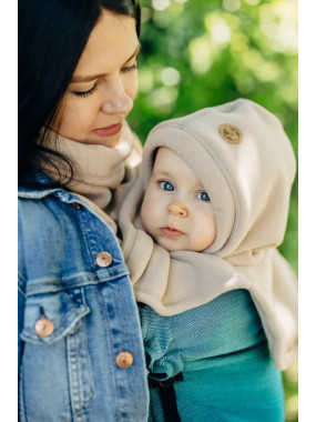 Apykaklė Double Turtleneck (bliuzono audinys), Sweet Cappuccino