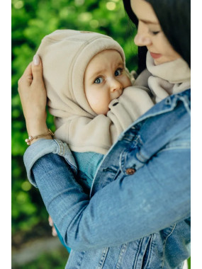 Apykaklė Double Turtleneck (bliuzono audinys), Sweet Cappuccino