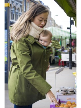WALLABY (winter), Forest Green - Beige (XS)