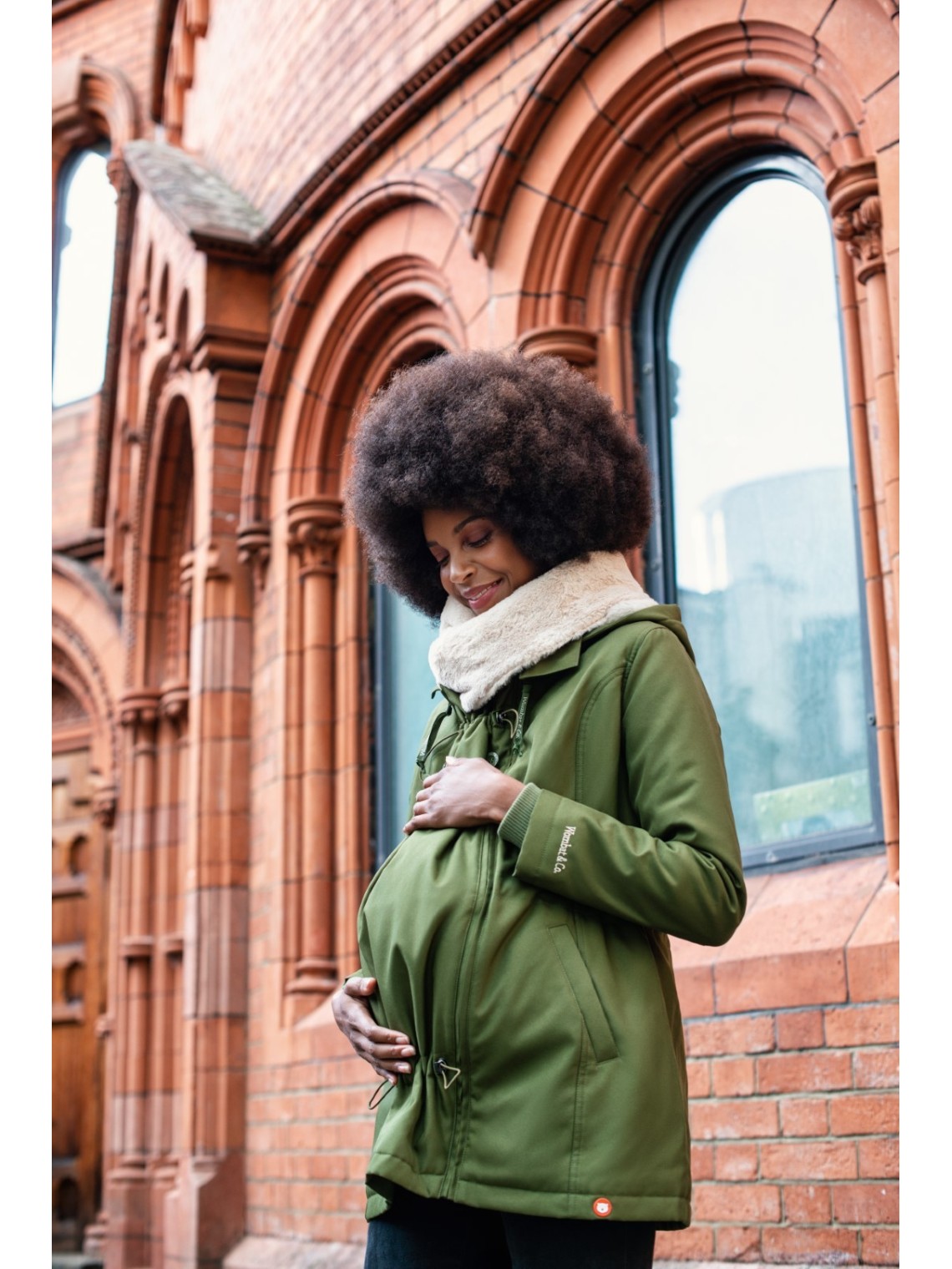 WALLABY (winter), Forest Green - Beige (XS)