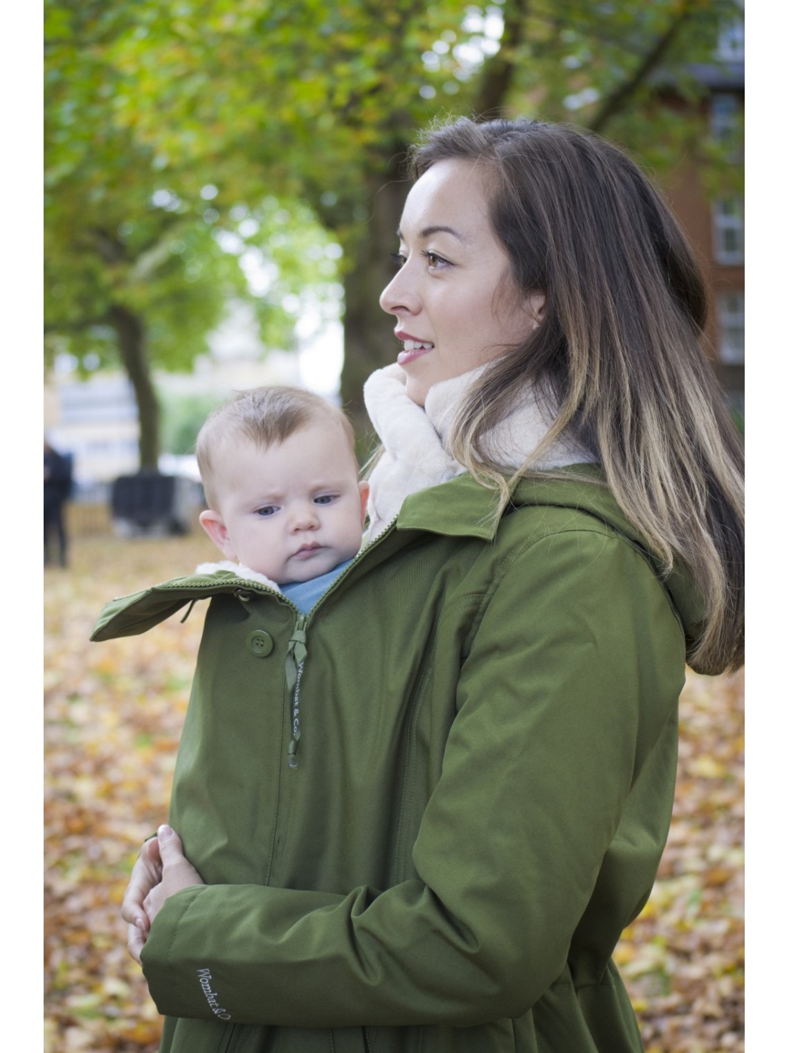 WALLABY (winter), Forest Green - Beige (XS)