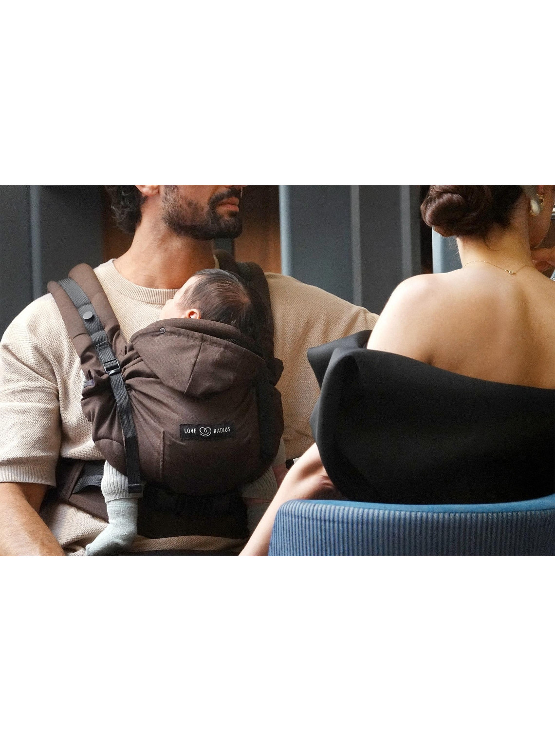 LOVE RADIUS HoodieCarrier 2 – ergonomic baby carrier from birth