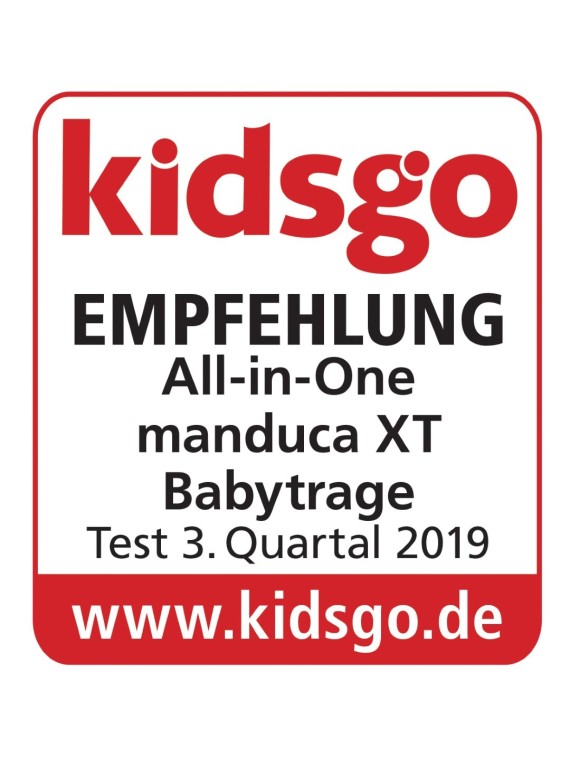 Manduca XT – adjustable carrier from 3.5 to 20 kg